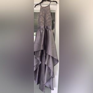 Grey Juniors Hi Low gown